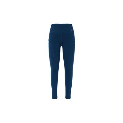 Go Unleashed Series SS23 Jednolity kolor Logo Kieszeń Wykończone Slim Fit Fitness Sport Długie Spodnie Damskie doły Walerianowy Niebieski DQ5673-460
