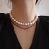 GEN Silver 925 Crystal Bead Red Necklace Gemstone Necklace