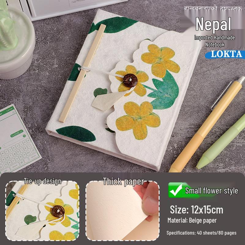 

Непальский фотоальбом и блокнот из бумаги ручной работы с травами