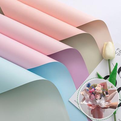 5pcs 45*50cm Flower Wrapping Paper Waterproof Double-Sided Flower Bouquet Tissue Paper Wrapping Material Gift Packing Diy Crafts