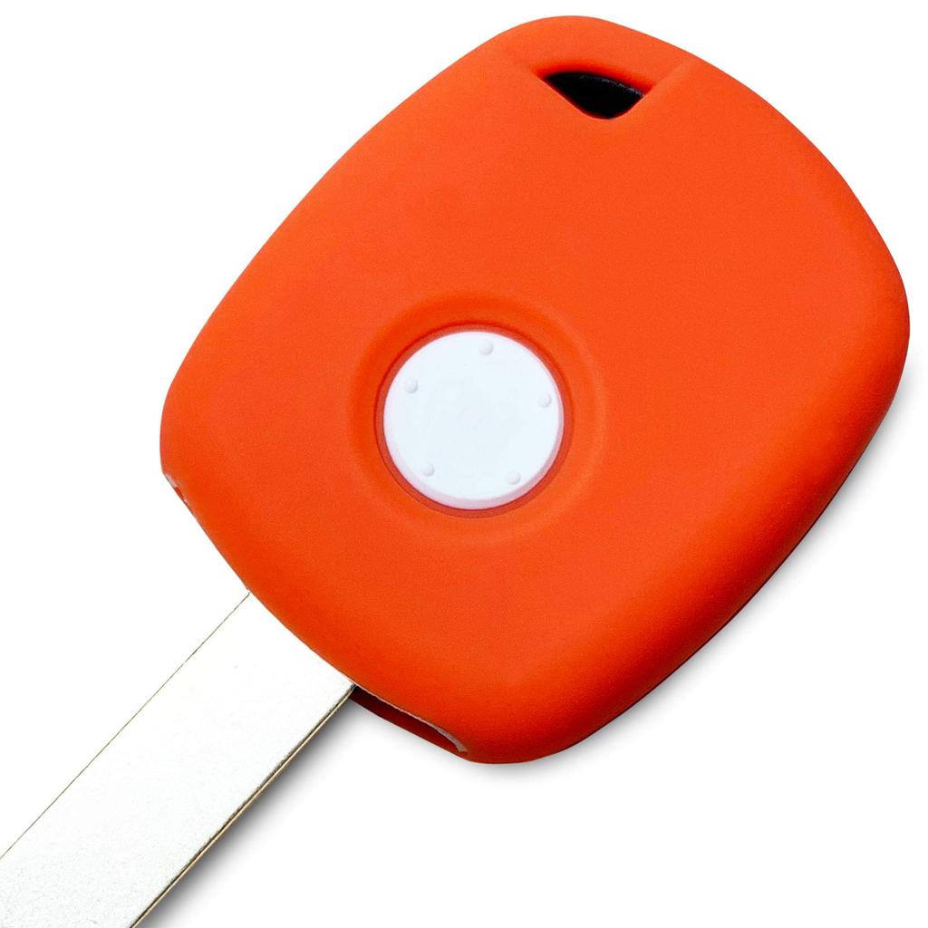 [IKT] Silicone Cover for Keyless Keys 1 Button Orange White/Fit/Odyssey/CR-V/Civic/Accord / Etc. Specially Designed