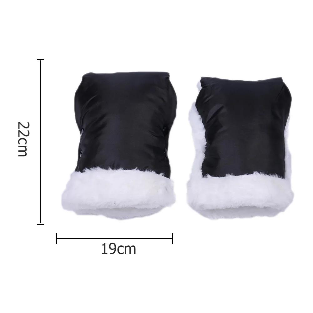 2 Stück Kinderwagen Handschuhe Winter Kinderwagen Handmuff Handschuh Wasserdicht Kinderwagen Griffwärmer Handschuhe Verdicken Fäustling Kinderwagen Zubehör