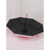 Gradientový skládací deštník pro UV ochranu a ochranu proti slunci, malý a svěží černý povlak pro použití za slunečného i deštivého počasí