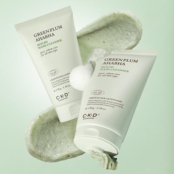 CKD Green Plum AHA BHA Mochi Mask Cleanser 150ml