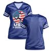 World Soccer USA 2026 Women's Jersey USA 2026 Unisex Jersey Shirt  Soccer Team Breathable Soft Tee V-neck Short Sleeve Clothing