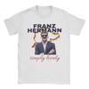 Herr T-shirts Franz Hermann Crazy Ren Bomull T-shirts Kortärmad T-shirt Rund Hals Kläder Sommar