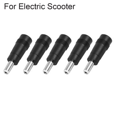 DC-kontakt 5,5 x 2,1 mm hona till 5,5 x 2,5 mm hane för elskoter strömadapter 5,5*2,1 hona till hane 5,5*2,5