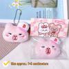 Capybara Plush Keychain with Baseball Cap - Cute Bag Decoration Doll Accessory