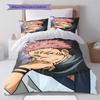 Jujutsu Kaisen Bed Set Duvet Cover Polyester Comforter Cover Pillowcase Twin Full Queen Zipper Soft -QJY