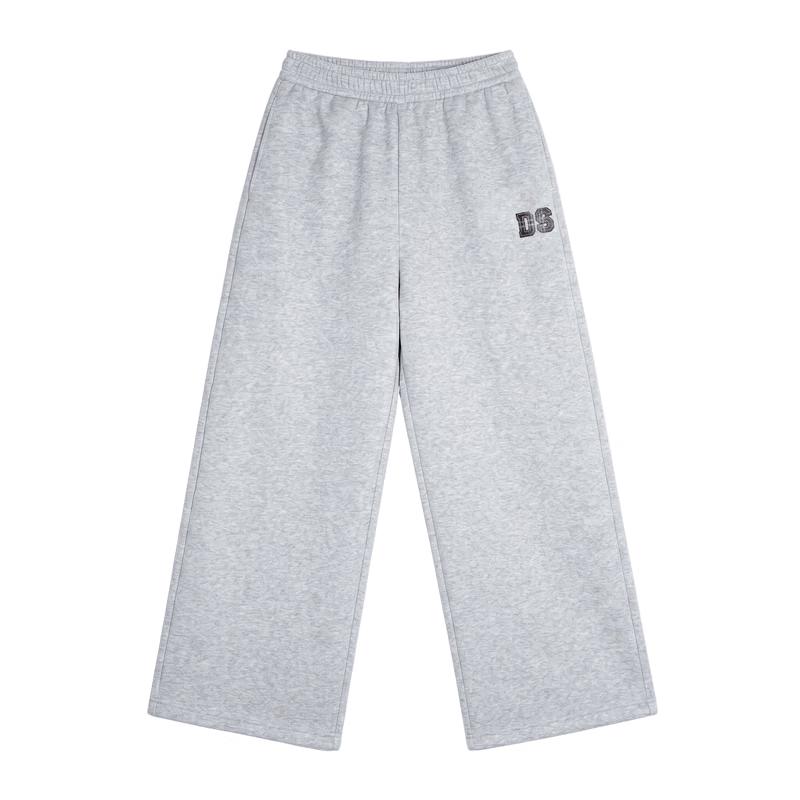 Deesha Girls' Fashion Contrast Appliqué Straight Sweatpants