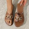 Fashion Women Slippers New Summer Soft Sole Sexy Shoes Women Rome Fashion Designer Flat Sandals Breathable Beach Slippers Slides Women