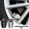 2026 4Pcs Car Tire Valve Caps Metal Wheel Dust Covers Accessories For Sline A1 A2 A3 A4 A4L A5 RS RS3 RS4 RS5 RS6 R8 S1 S2 S3