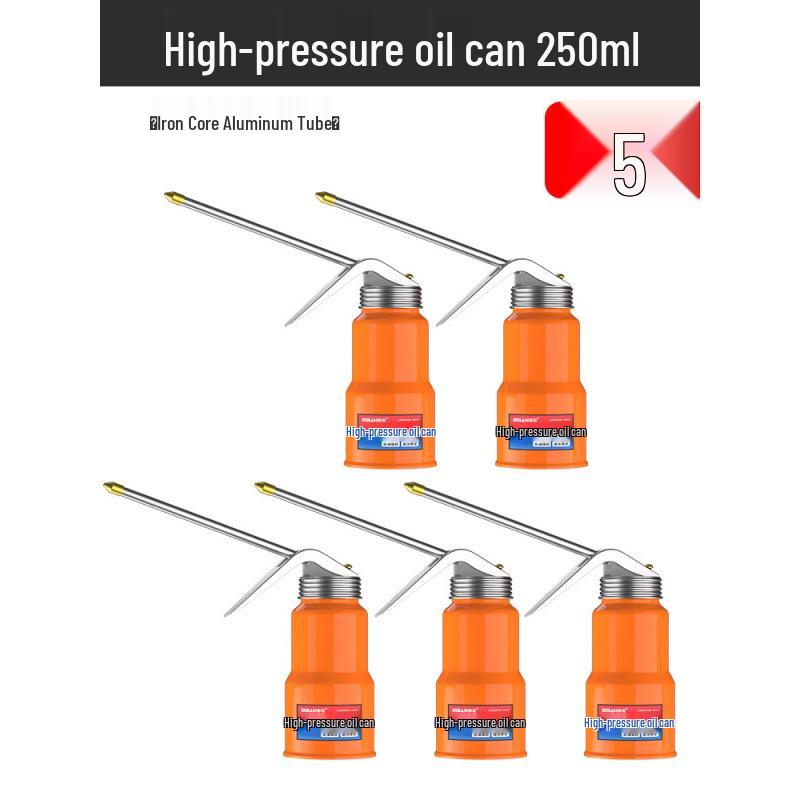 High-Pressure Manual Oil Spray Can with Long Nozzle for Household & Industrial Use