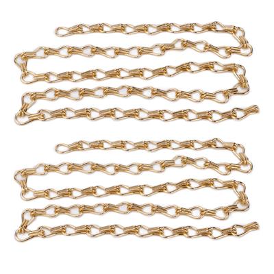 2Pcs Hanging Chain One Meter Rustproof Anticorrosion Convenient Assembly Light Fixture Chain for