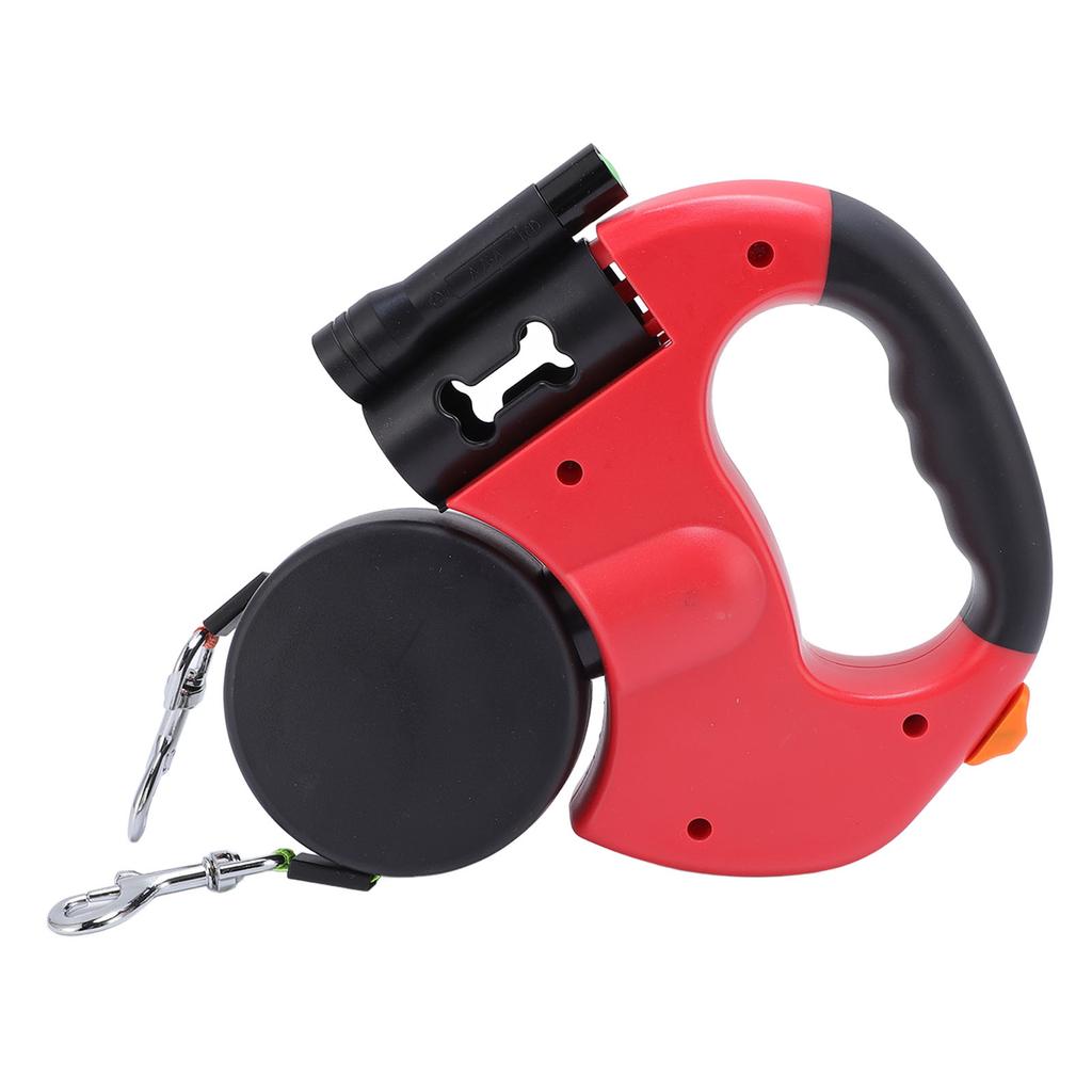 Automatic Retractable Dog Leash Comfortable Grip Increased Control Built In LED Light Dog Walking Leash for Medium Small Dogs