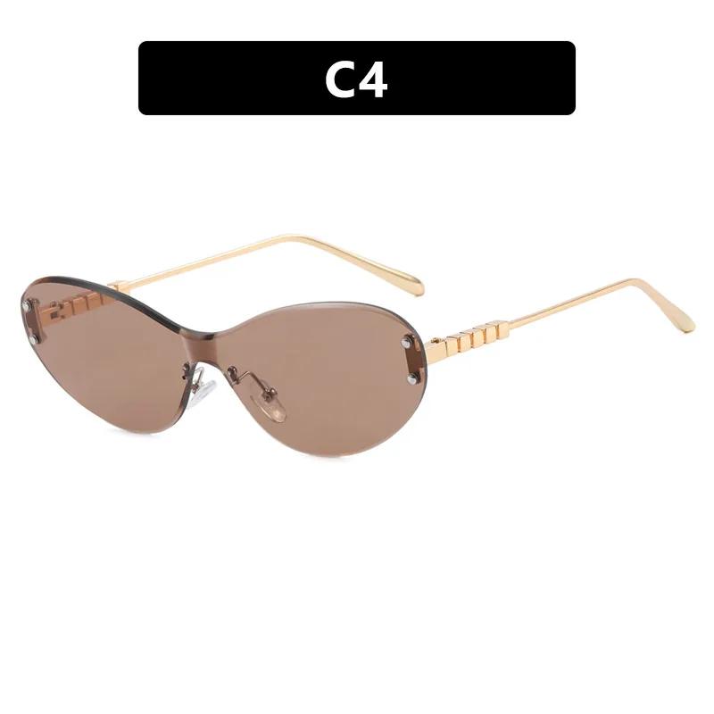 New Stylish Sunglasses for Women Men Ins Style Small Frame UV400 Sun Glasses Goggles Unisex Fashionable Shades Eyewear