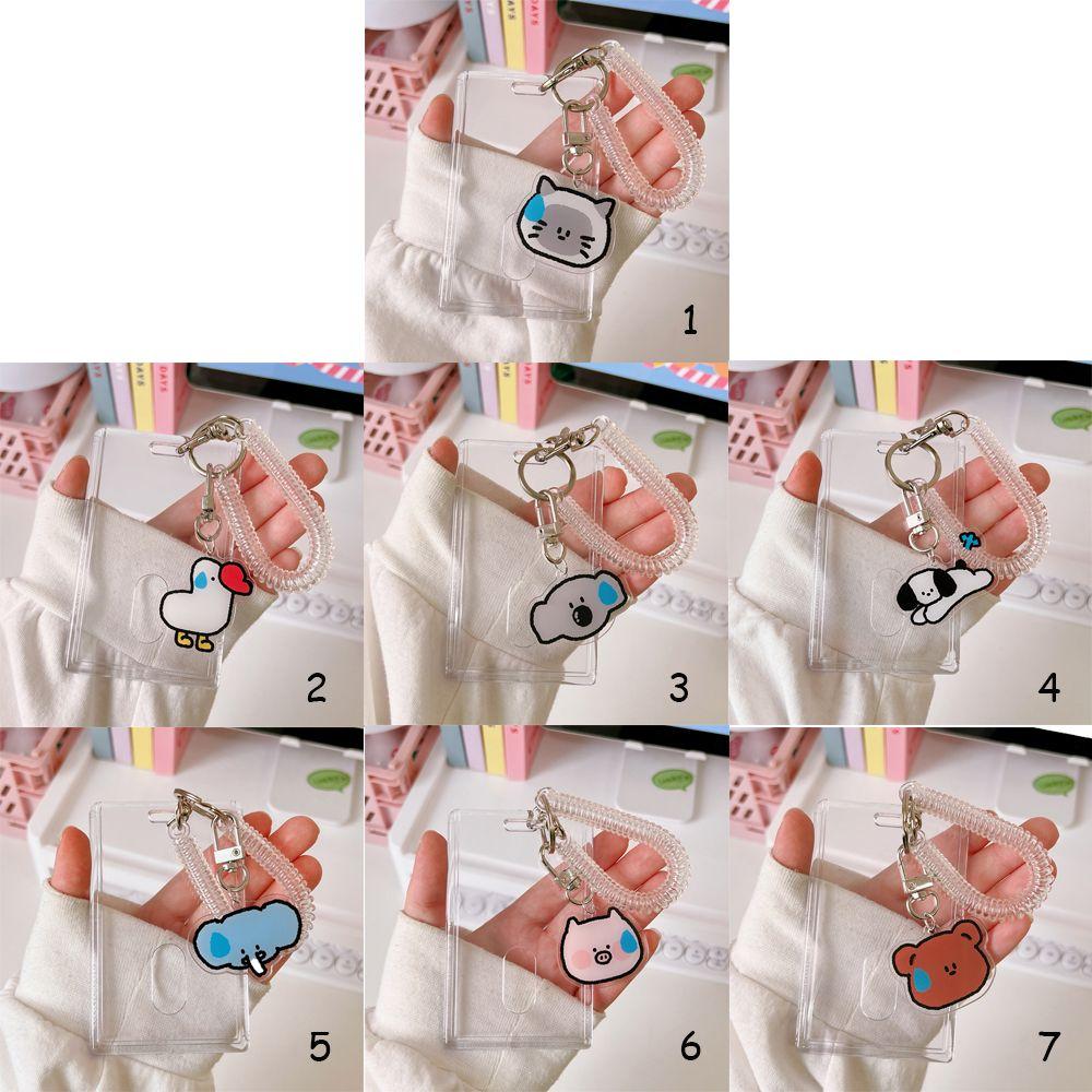 Protector Acrílico Para Fotos Kpop - Funda Transparente Con Colgante Corazón Azul Para Tarjetas De 3 Pulgadas