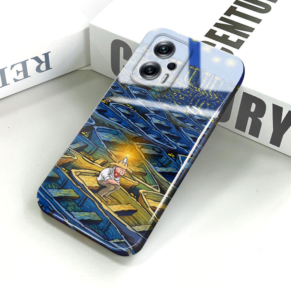 All-inclusive Film Phone Case Cartoon Fashion Design Hard Shell Full Cover Camera Protection Case for iPhone Samsung Xiaomi Poco Redmi