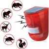 Outdoor Solar Alarm - Motion Detector - 110 dB - Strobe Light - Visible Up To 1000 M