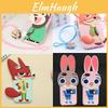 Dla Iphone 5 5s 6 6plus Zootopia Judy Hopps Nick Wilde Silikonowe Etui na Telefon z Wytrzymałą Konstrukcją dla Dzieci i Nastolatków