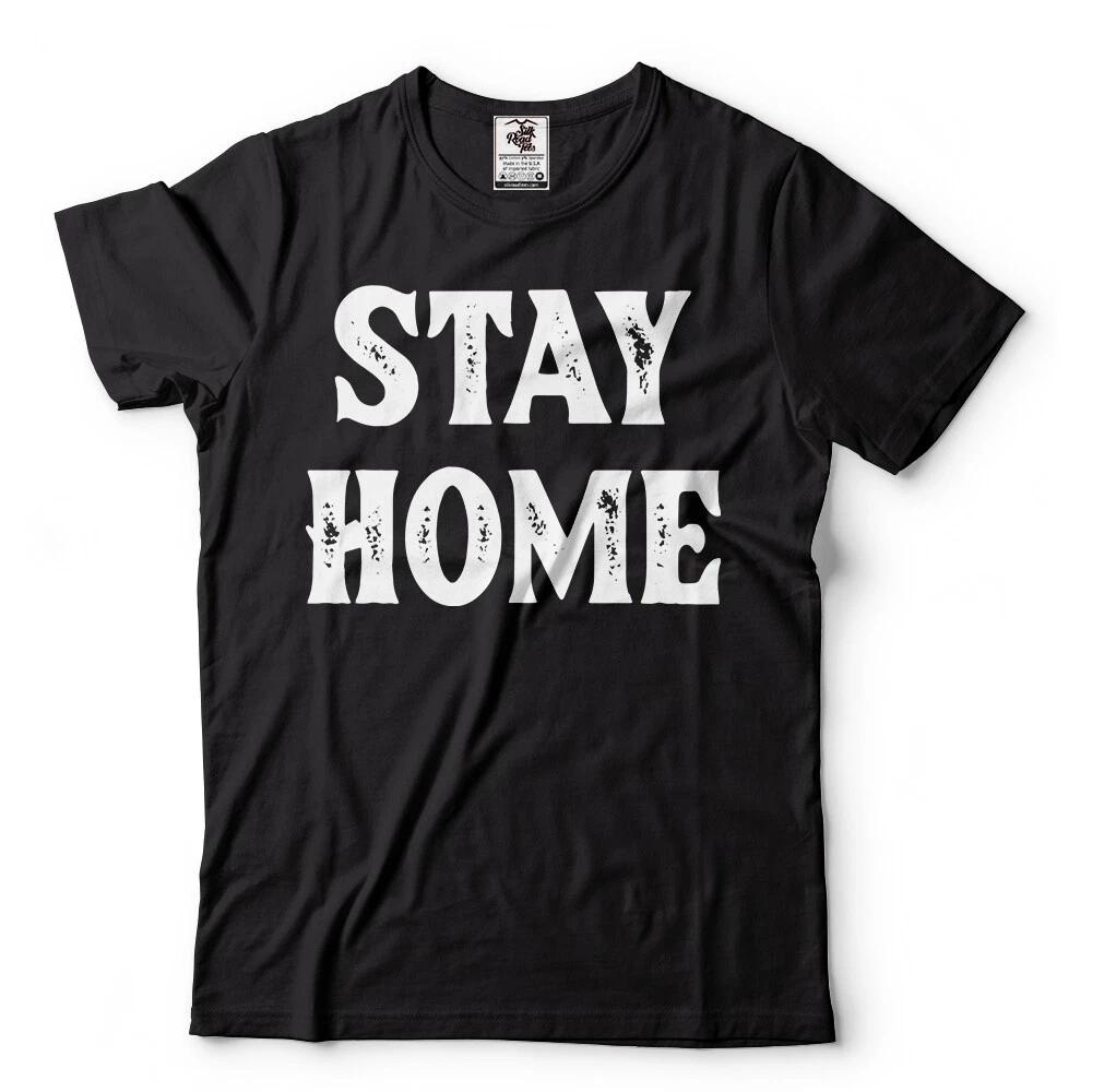Support Safety T-T-shirt Social Distancing Stay Home T-T-shirt S