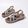 Women's Platform Sandals Summer Cool Shoes Simple Design Comfortable Lightweight Woman Beach Sandals Indoor Outdoor Slingback