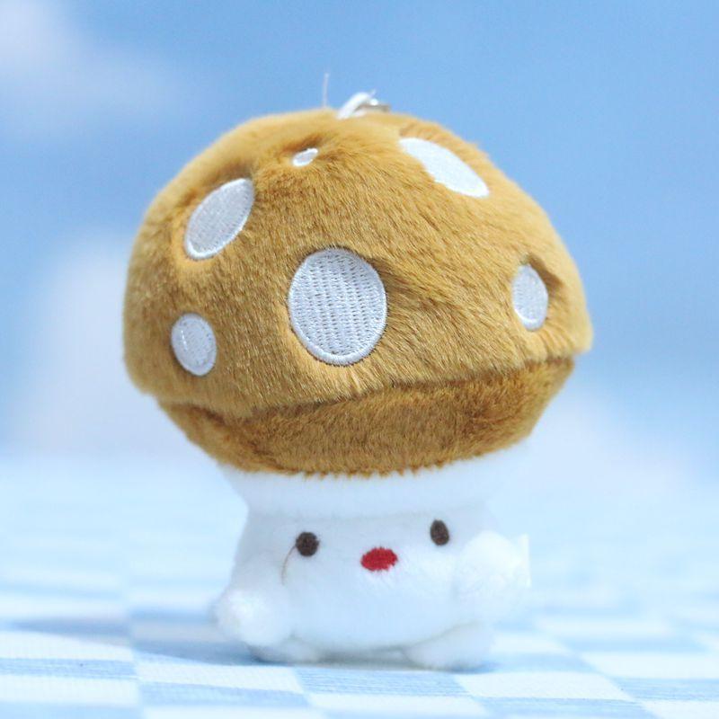 

Adorable Plush Dopamine Mushroom Doll Keychain Cute Soft Toy Bag Accessory Charm