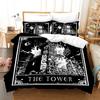 Wonderful Medusa In Myth 3D Duvet Cover Set Greek Mythology Figurine Medusa Themed Bedding Sets Full/Queen Size Comforter Cover