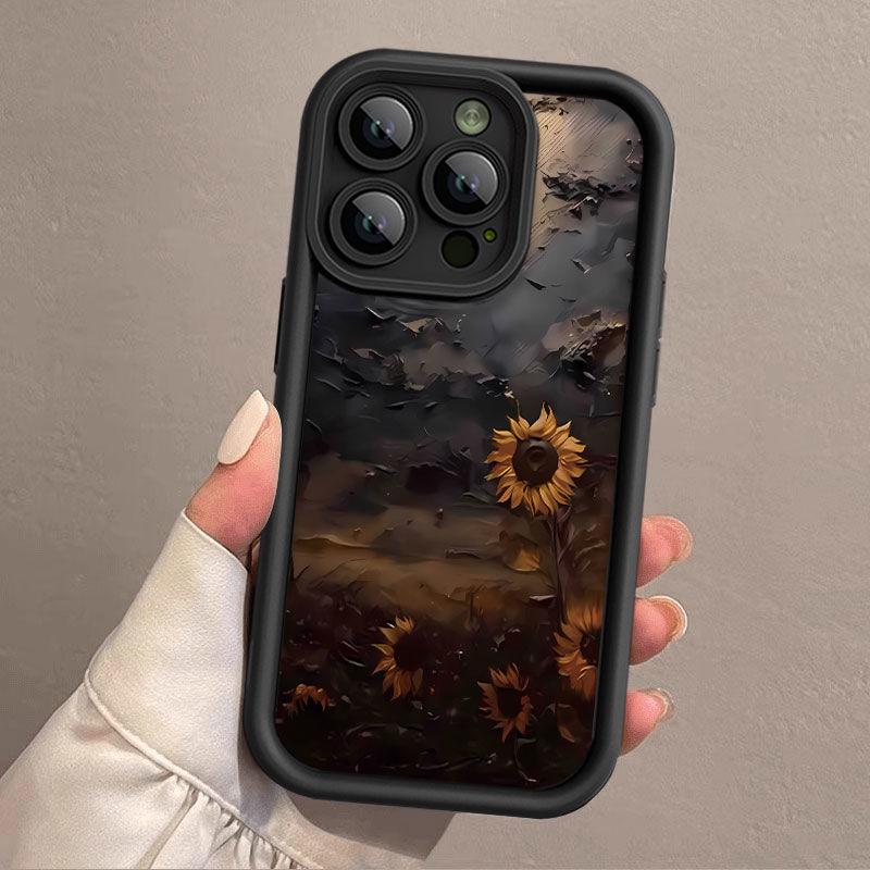 Sunflower Matte Case For Huawei Honor 400 Pro Magic 7 Lite 6 5 Pro 5G 300 200 90 8X X9 Y7A X7 70 Y9 Prime 2019 Y9S Nova 9 SE
