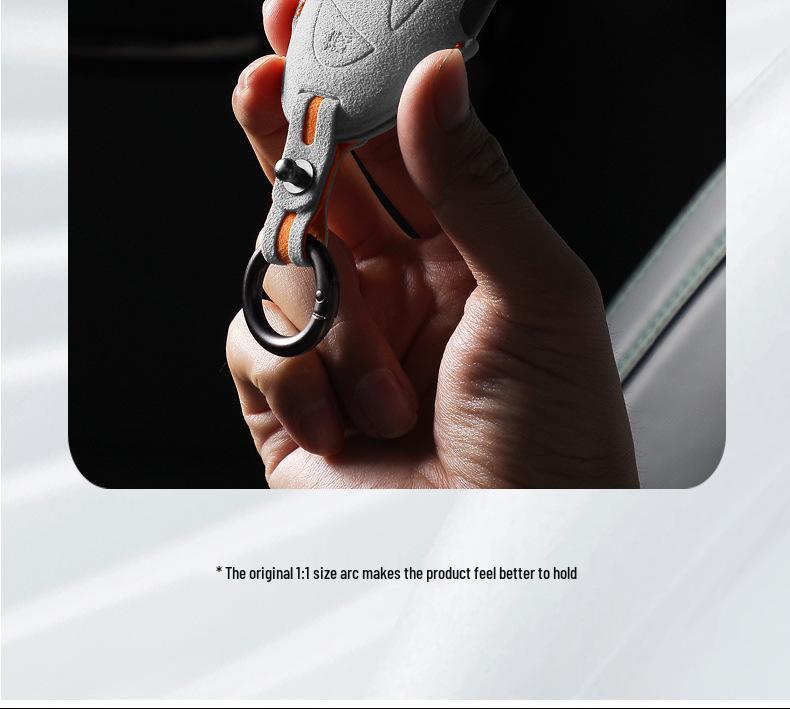 Alcantara Suede 3D Key Cover for Hyundai ix35, Elantra, Mistra, Yuedong
