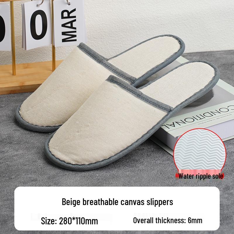 Coral Fleece Non-Slip Slippers for Hotels and Homestays