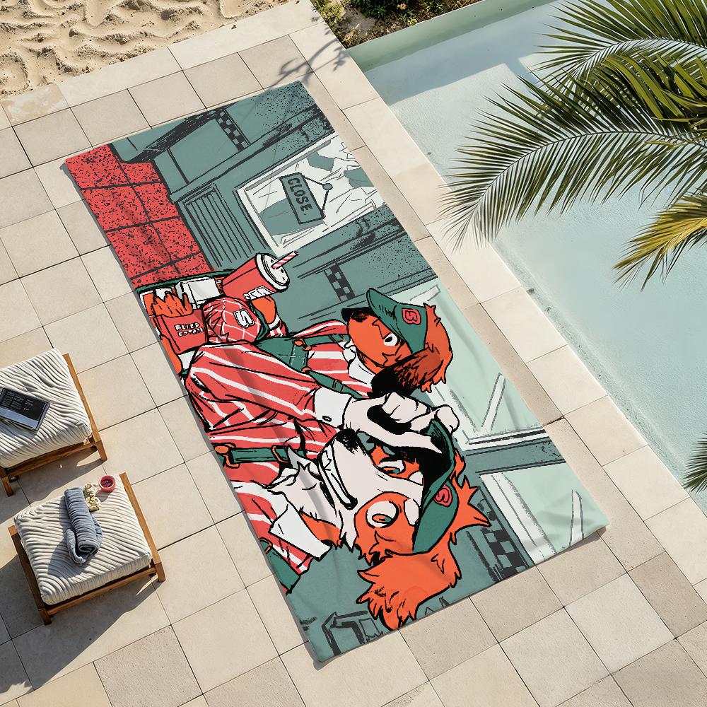 M-Mucknagabe N-Nagabe Art Towel Shower Sauna Travel Spa Quick Dry Gym Accessories Soft Large Beach Towels