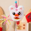 Material Package Handmade Plush New Year Craft Chinese Zodiac Snake Decor  Children Gift