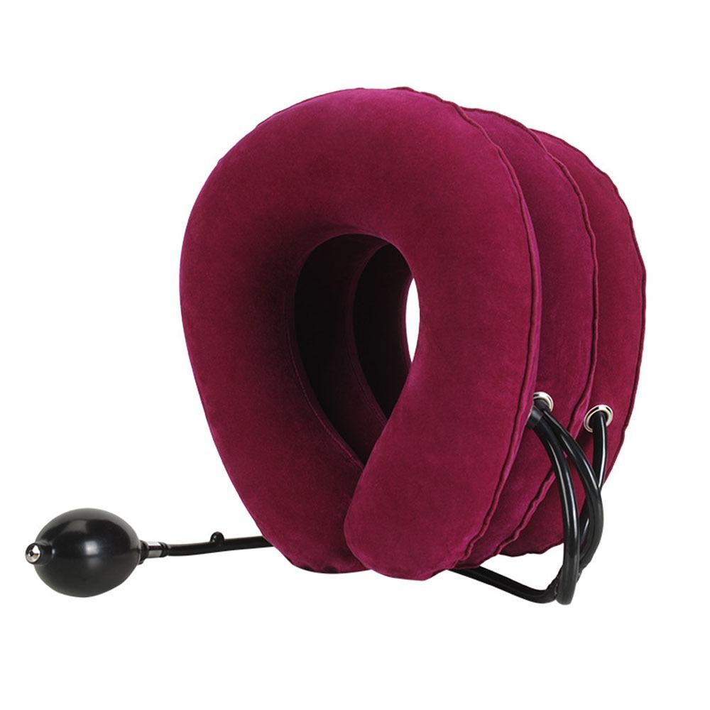 Foldable Cervical Traction Device Adjustable Neck Traction Pillow  Posture Correct
