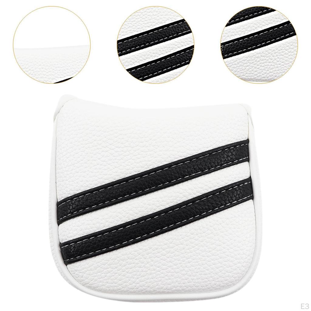 Golf Club Head Cover, PU Leather Headcover, Gift Choice for Adults