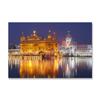 Sikh-Ölgemälde, goldener Tempel, Amritsar-Posterwand, indische heilige Wohnzimmerdekoration