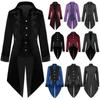 UniformsMensMaleWestern StyleSteampunkRetroGothicCourt StyleStand CollarHigh CollarPlainPolyesterStage CostumeEventCosplayHalloween