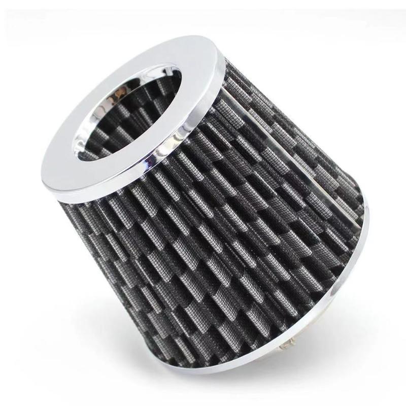 1 Stuk Auto Accessoires 76 Mm 3 Inch Auto Luchtfilters Ventilatiefilter Hoge Doorstroming Inlaat Kit Gaas Kegel Motorbeschermer Vervanging