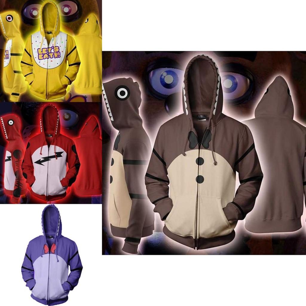 Hanorac premium costum cosplay Five Nights At Freddy's Fnaf cu model vibrant