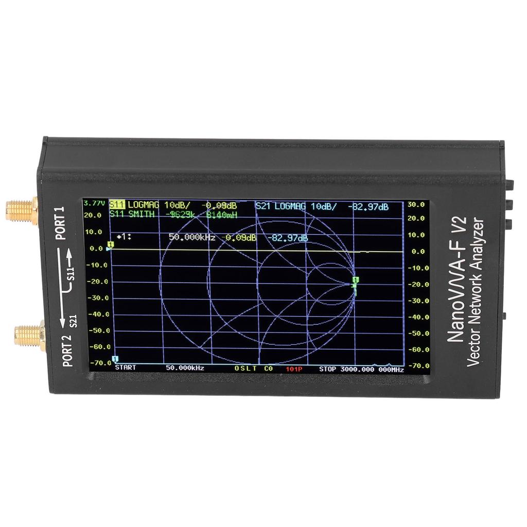 Vector Network Analyzer 50KHz‑3GHz Short Wave HF VHF UHF Measuring 4.3in S‑A‑A‑2 VNA‑F V2