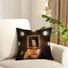 RRosalia singer Cushion Cover Reversible Plush Pillow Cover Soft Fluffy Home Decor for Sofa Bedroom