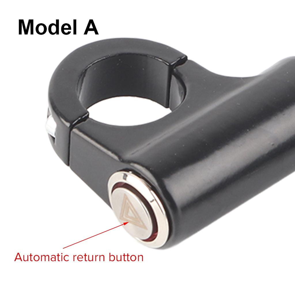 1Pc 12V 22mm Motorcycle Handlebar Mount Switch Push Button Headlight Brake Fog Lights ON/OFF Blue Ray Version Switch