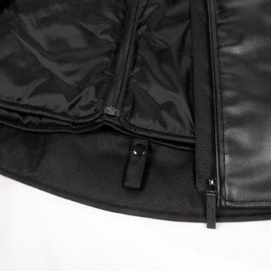 Flagship elf Evoluzione PU Leder Motorradjacke in Übergröße, Herbst/Winter-Modell, 4L, Gelb, EJ-W120