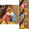 Adorable Coco Cat Daruma Keychain Cute Alloy Pvc Charm For Car Backpack Lovers