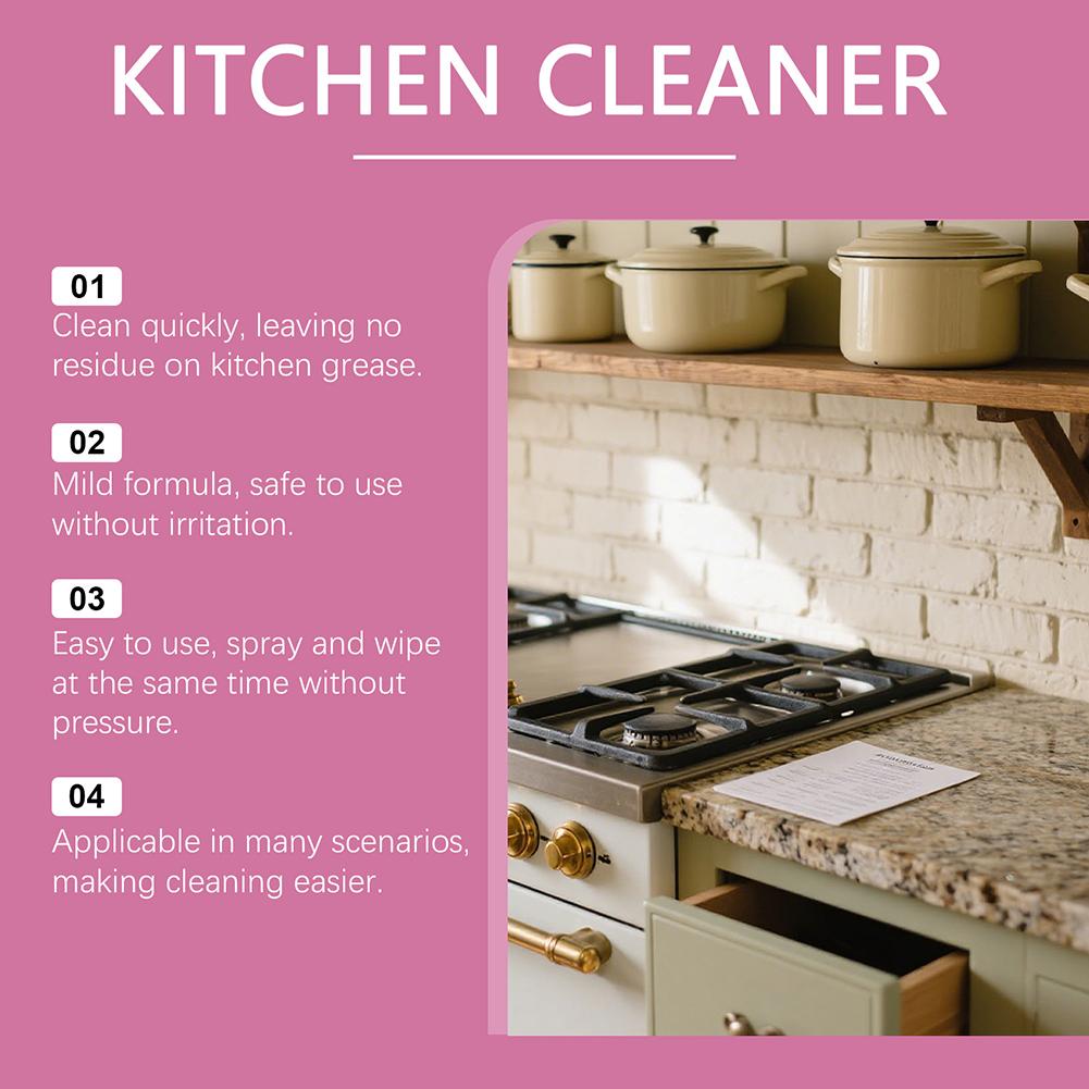 Kitchen Cleaner For Stainless Steel Spray & Wipe For , Streak-free Shine. Cleanup Solution