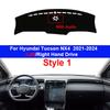 For Hyun dai Tucson NX4    2024 LHD RHD Console Protector Sun-Shade Auto Car Dashboard Cover Dash Mat Carpet Cape