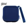 Small Silicone Coin Purse Pouch with Zipper And Wrist Strap Square Shockproof Durable Change for Kids Storage Bag Lightweight Compact Headphones