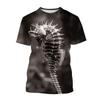 Meerestiere Seepferdchen T-Shirt Herren 3D-Druck Kurzarm Sommer Oberteile T-Shirts Outdoor Freizeit Große Größen T-Shirts Top Damenbekleidung