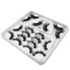 9 Pairs Of Fried False Eyelashes, Thick Natural Eyelashes, Three-Dimensional Multi-Layer Thickened False Eyelashes
