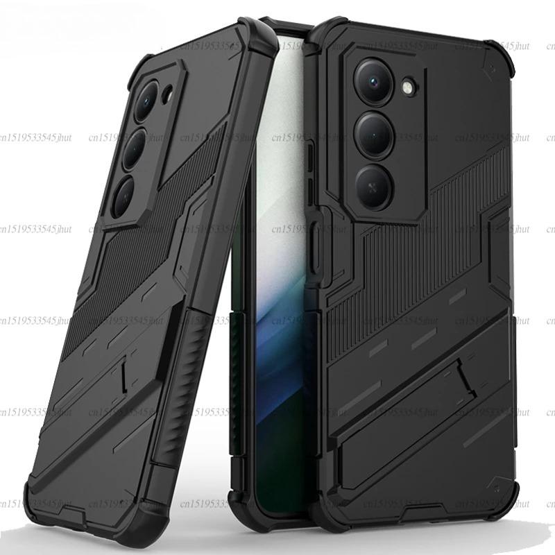 Phone Holder Case For Xiaomi Redmi 15 Case Shockproof Anti-knock Armor Full Back Cover For Redmi 15 Case For Redmi 15 6.9 inch